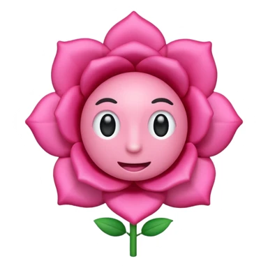 me haces un emoji con este simbolo ! de exclamación en rosa tipo 3d ? te paso el código de color FDD2EF sticker