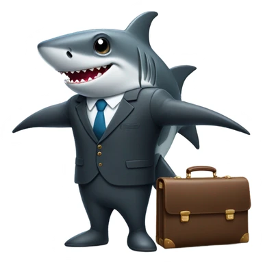 lawyer shark sticker