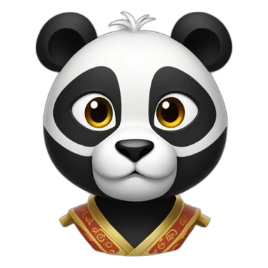 Po kungfu panda sticker