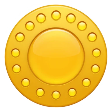 Make, like, a circle, ⭕️ um, that's like, um, there is nothing in it, no, in, I'll send you the image of it, in yellow, and then The things that comes out of it in yellow, yeah. But I need them like a dot, dot, dot, dot. sticker