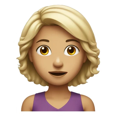 confident girl showing attitude sticker