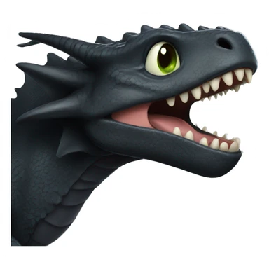 A toothless dragon  sticker