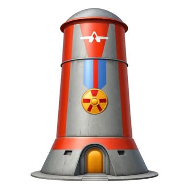 nuclear missile silo sticker