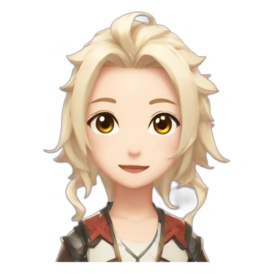 furina from genshin impact sticker