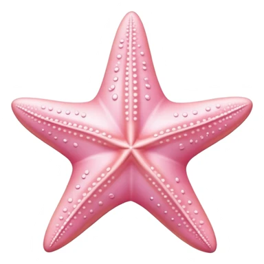 pastel pink starfish sticker