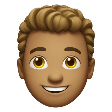 Smiling Brazilian man sticker