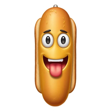 evil corndog sticker