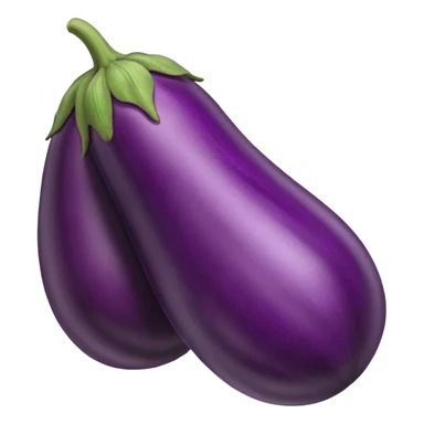 An eggplant with veins  sticker