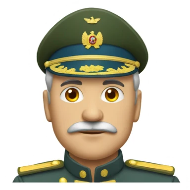 Military General russian sticker