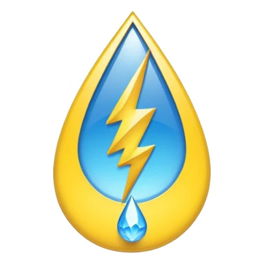 Grateful Dead lightning bolt inside a teardrop sticker