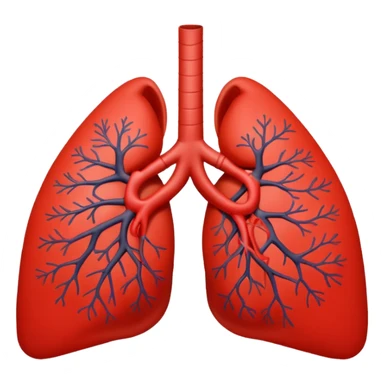 simple playful lungs sticker