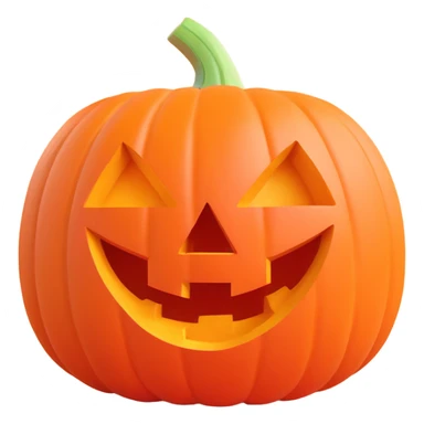 Halloween pumpkin sticker
