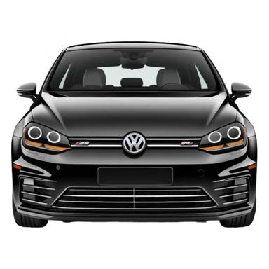 black golf r mk7 2016 sticker