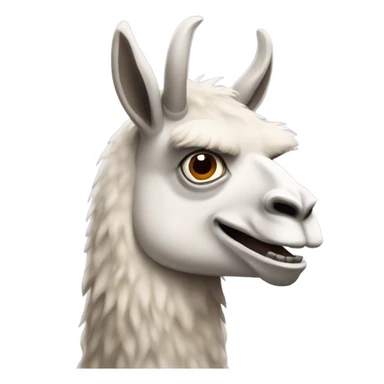 Angry lama  sticker