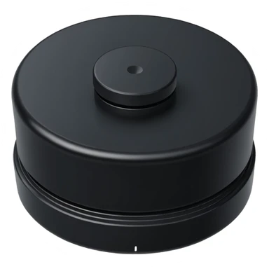 volume knob, straight on view sticker