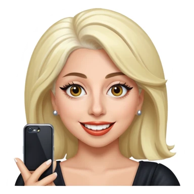 lady gaga selfie sticker