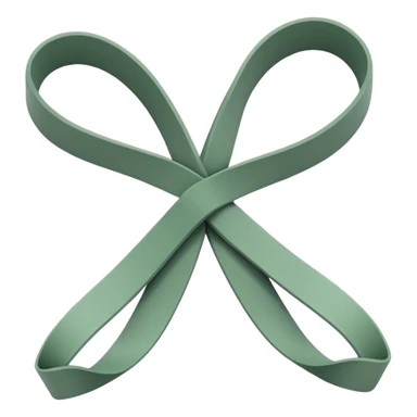 Resistance band sage green sticker