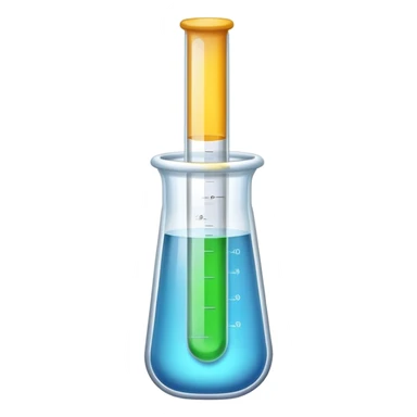 test tube sticker