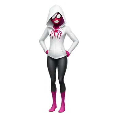 spider gwen full body sticker