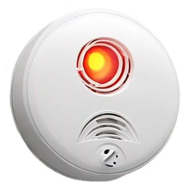 beeping smoke detector  sticker