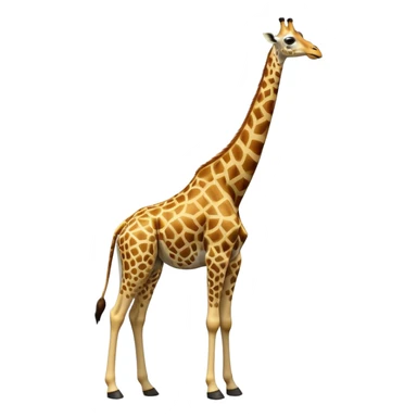 cinematic-giraffe-realistic-full-body-standing-emoji,-towering-elegantly-over-the-savanna,-long-neck-arched-slightly,-head-tilted-dramatically,-sleek-golden-coat-with-bold-brown-patches,-large-dark-eyes-exuding-playful-wisdom,-simplified-yet-realistic-focused-features,-highly-detailed,-glowing-with-an-almost-sarcastic-glow sticker