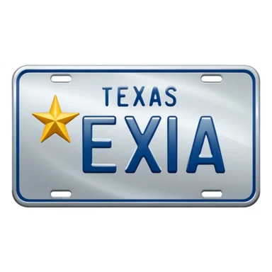 patente auto texas sticker