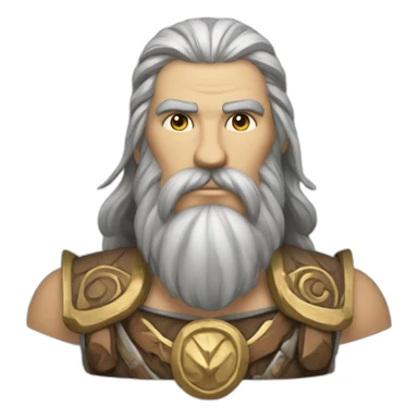 Mímir or Mim is a figure in Norse mythology, renowned for his knowledge and wisdom (god of war) sticker