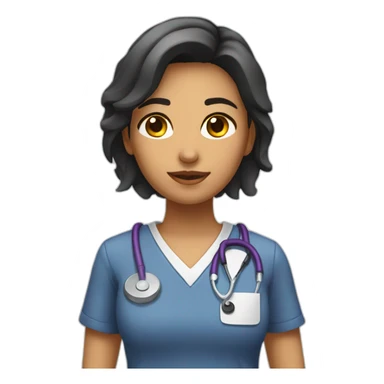 Chica 19 años Enfermera sticker