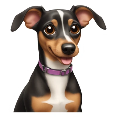 Dachshund and Chihuahua mix dog sticker