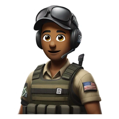 emoji des opérateurs dans Rainbow six siège le jeu sur ps5 sticker