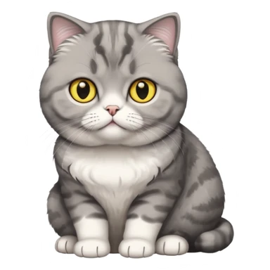 Scottish Fold Cute cat sticker