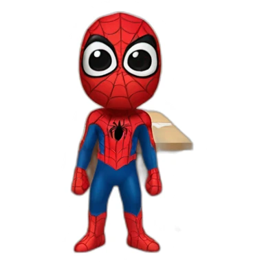 Spiderman en école de commerce sticker