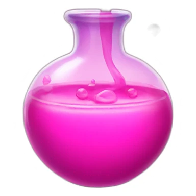 pink magic potion sticker