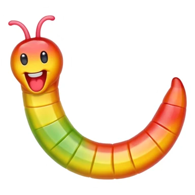 gusano de gomita sticker
