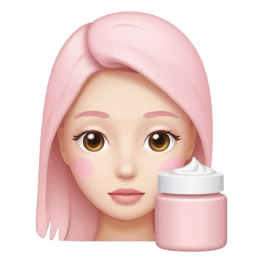 Light Pink skincare sticker