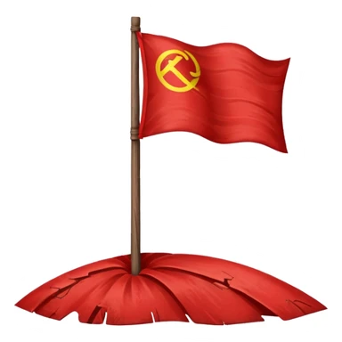 Red flag Northwest background is blue with sun sticker