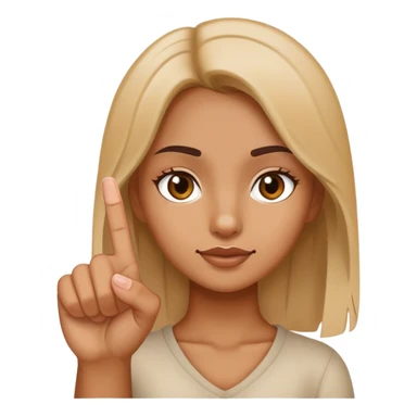 girl with middle finger sticker