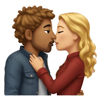 me and my boyfriend kissing sticker