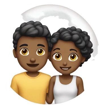 Boy proposes a girl sticker