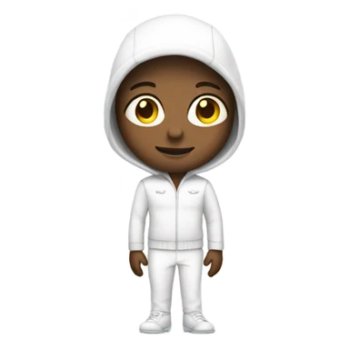 keep the same emoji but white outfit sticker