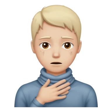 Choking myself  sticker