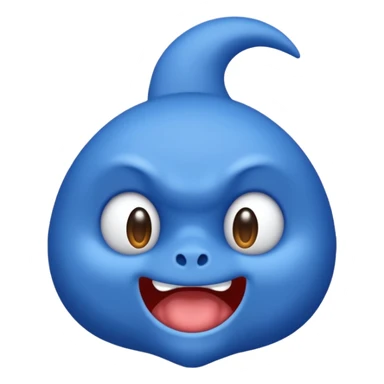 A blue gigachad doung mewing  sticker