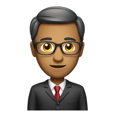 business man with book sticker