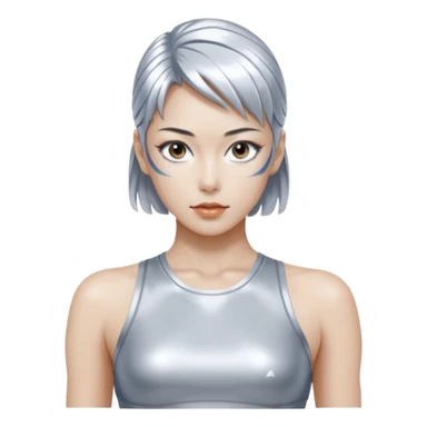 Russian sport glory silver sorayama sticker