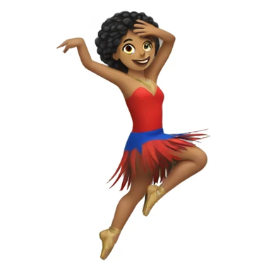chilean dancer in brazil sticker
