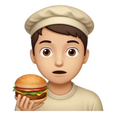 hungry person sticker