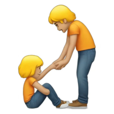 Deux pieds pour dire je t’aime sticker