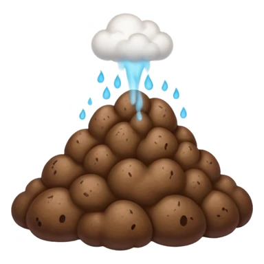 Farting poop sticker