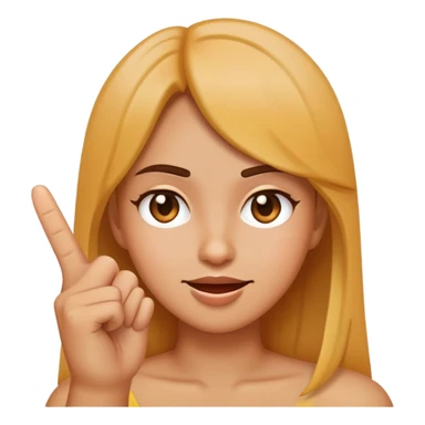 emoji girl person with middle finger up  sticker