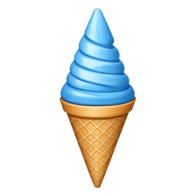 Cono francese blu sticker